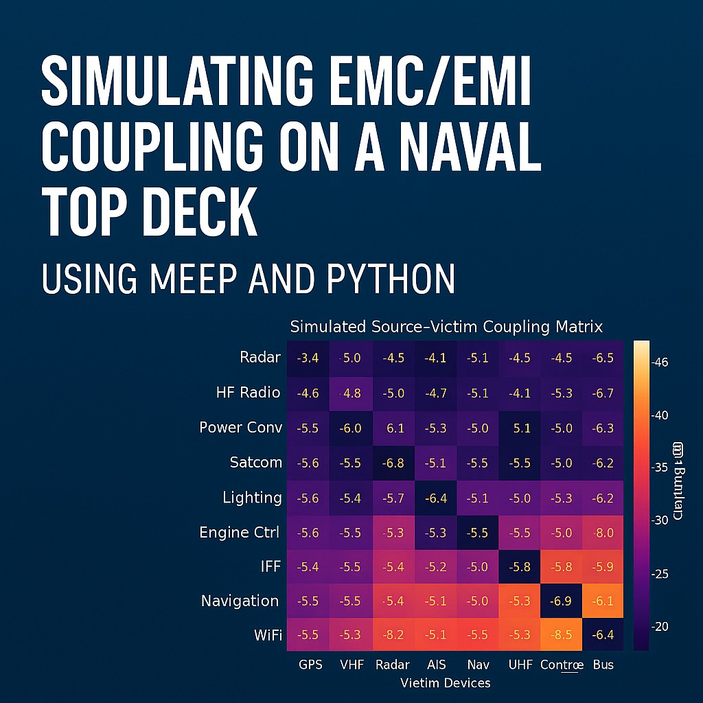 การจำลองการรบกวนทางแม่เหล็กไฟฟ้า (EMC/EMI) บนดาดฟ้าเรือรบด้วย MEEP และ ...