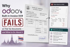 Odoo 自带发票 OCR 为何无法处理中国增值税发票 — 中小企业的 AI 中间件方案