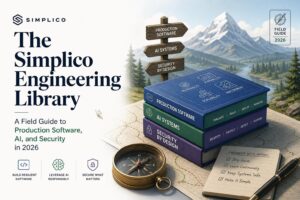 The Simplico Engineering Library: A Field Guide to Production Software, AI, and Security in 2026